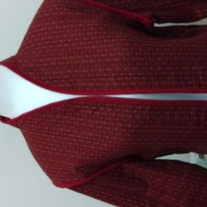 Handcrafted, Women's quilted reversible jacket.  Size Medium. New!